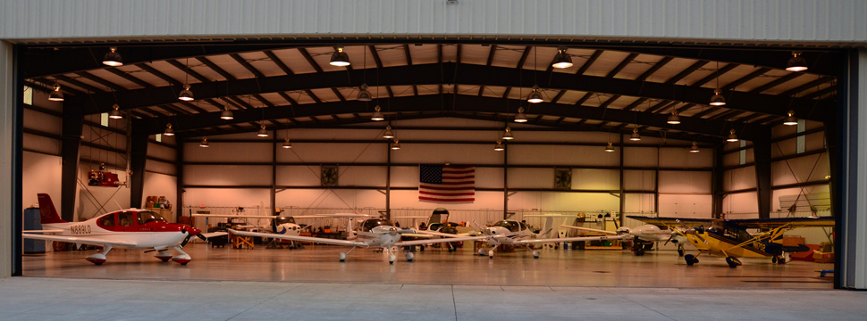 airplane hangar
